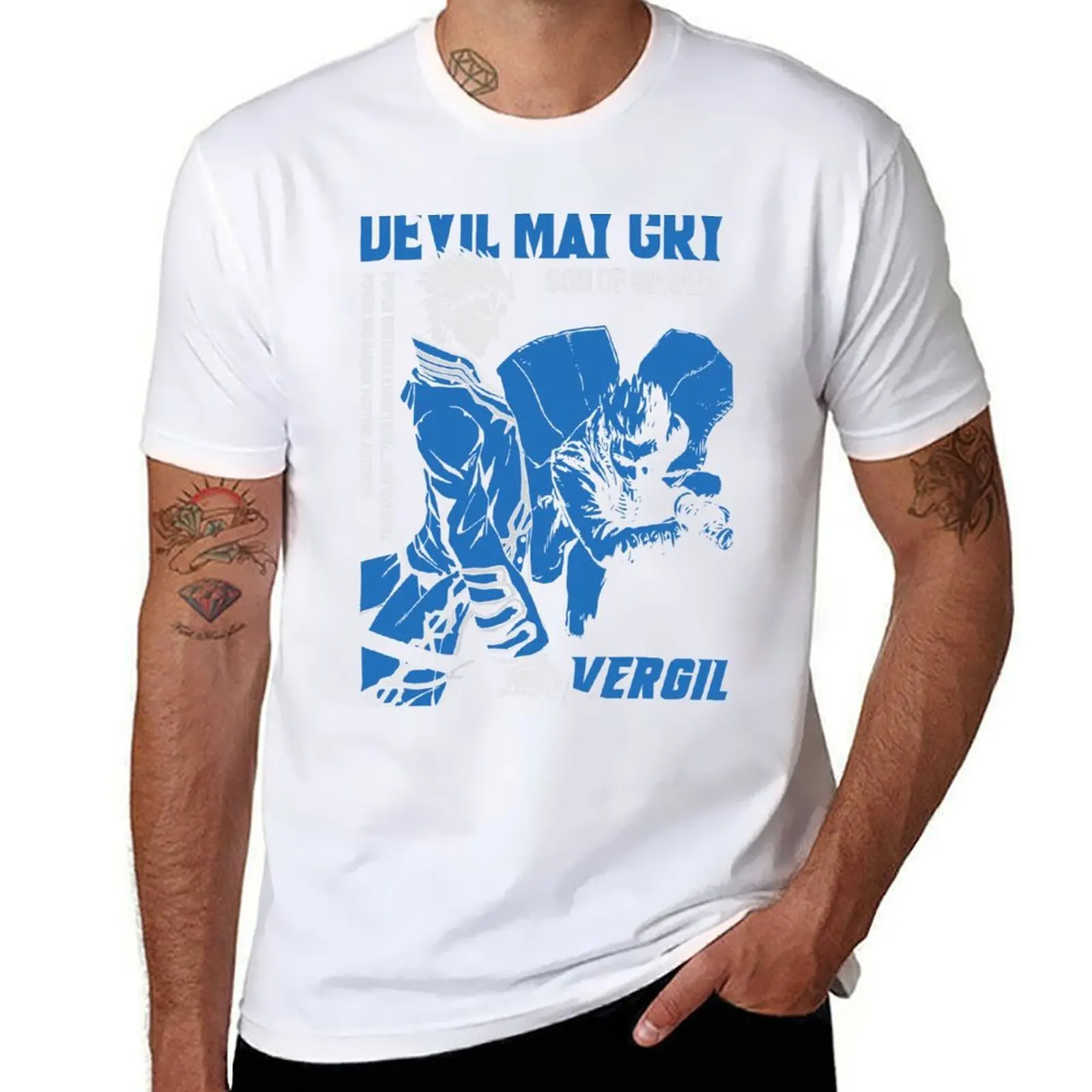 

Devil May Cry Vergil T-Shirt t shirts for man graphic funny essential t shirt T-Shirt