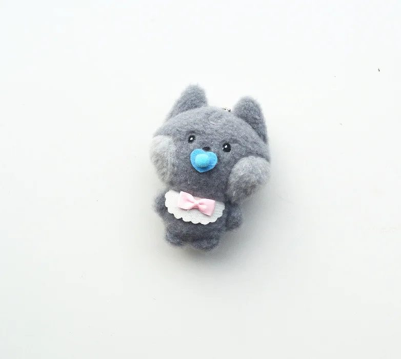 Kpop ZB1 Pacifier Doll Filling PP Cotton Soft Short Plush Toy Cartoon Cute Dog Cat Rabbit Doll Keychain ZEROBASEONE Fans Gift