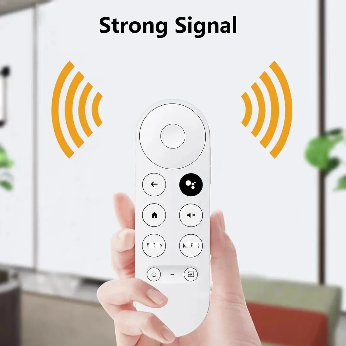 Control Remoto por Voz G9N9N para Google Chromecast 4k Snow, Reemplazo para Reproductor de Contenido Multimedia, Requiere Emparejamiento