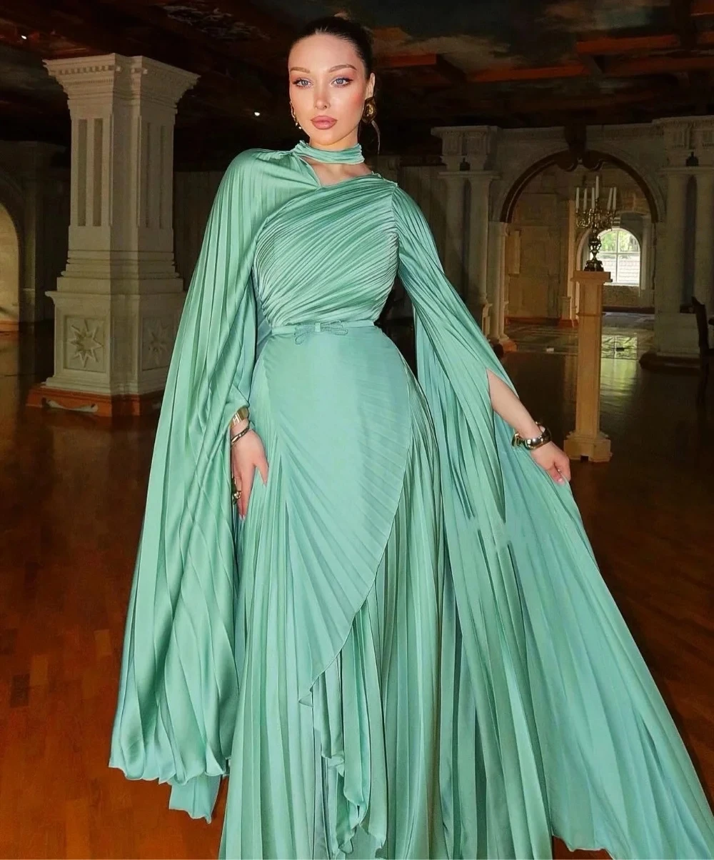 

Зеленое вечернее женское длинное платье на заказ, вечерние платья Pastrol, унисекс, Джерси, ретро, Дубай, Саудовская Аравия, выпускной, по индивидуальному заказу