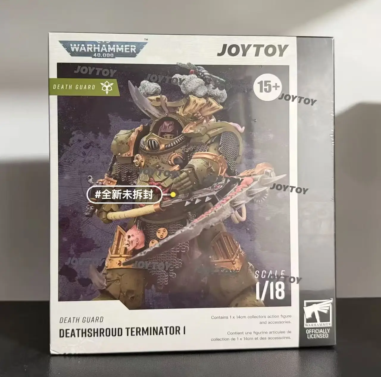 【ZW】JOYTOY Warhammer 40K 1/18 Фигурка Death Guard Deathshroud Terminator 1