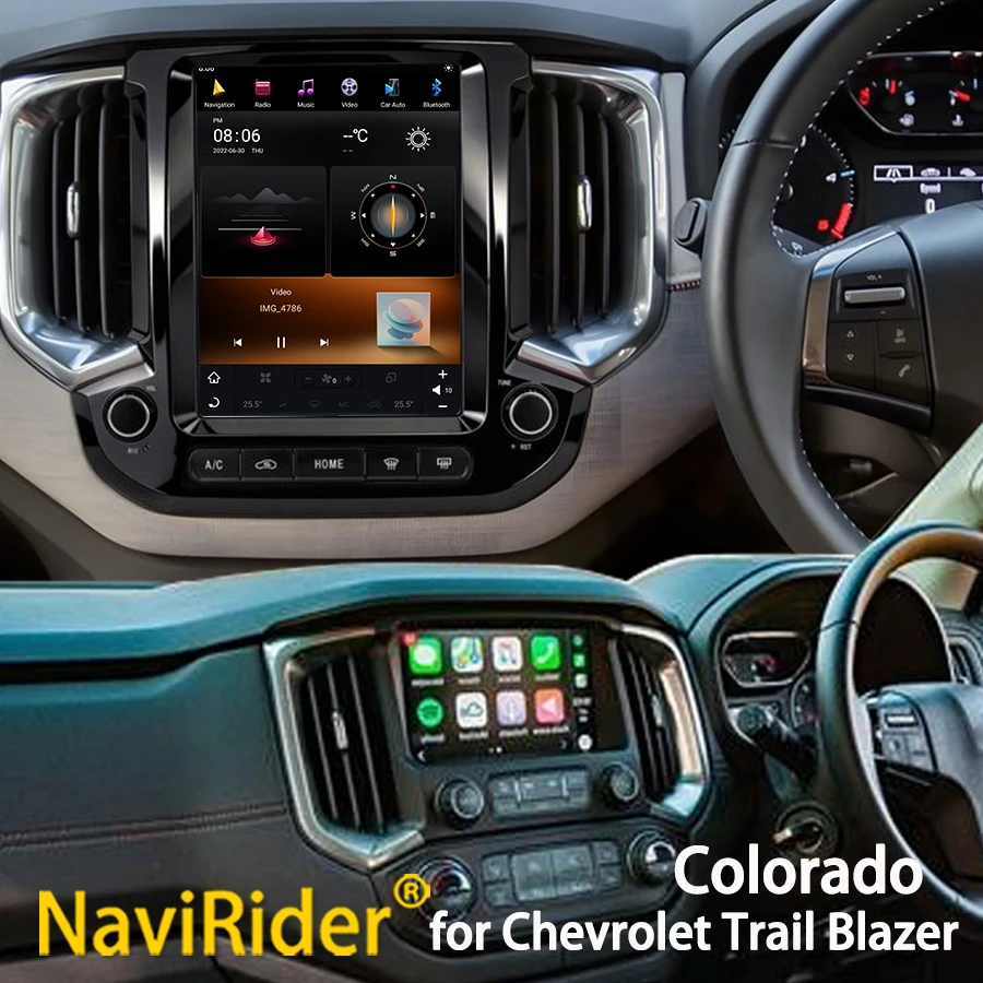 Reproductor multimedia de radio para coche con Android Carplay para Chevrolet Blazer Colorado S10 2017 2018 2019 Autoradio Stereo Snapdragon