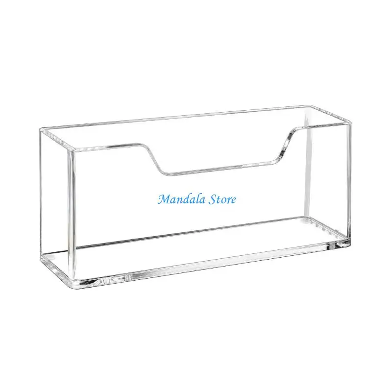 

U2JC Vertical Acrylic Tissue Holder for Bathroom Kitchen Hotel Use