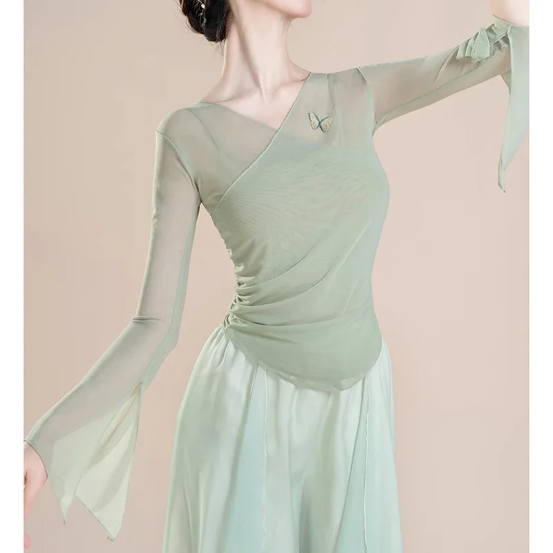 ملابس الرقص الكلاسيكي، قافية الجسم، ملابس شاش الفراشة، ملابس الجسم للاختبار الفني، الممارسة، القمم، النساء البالغات