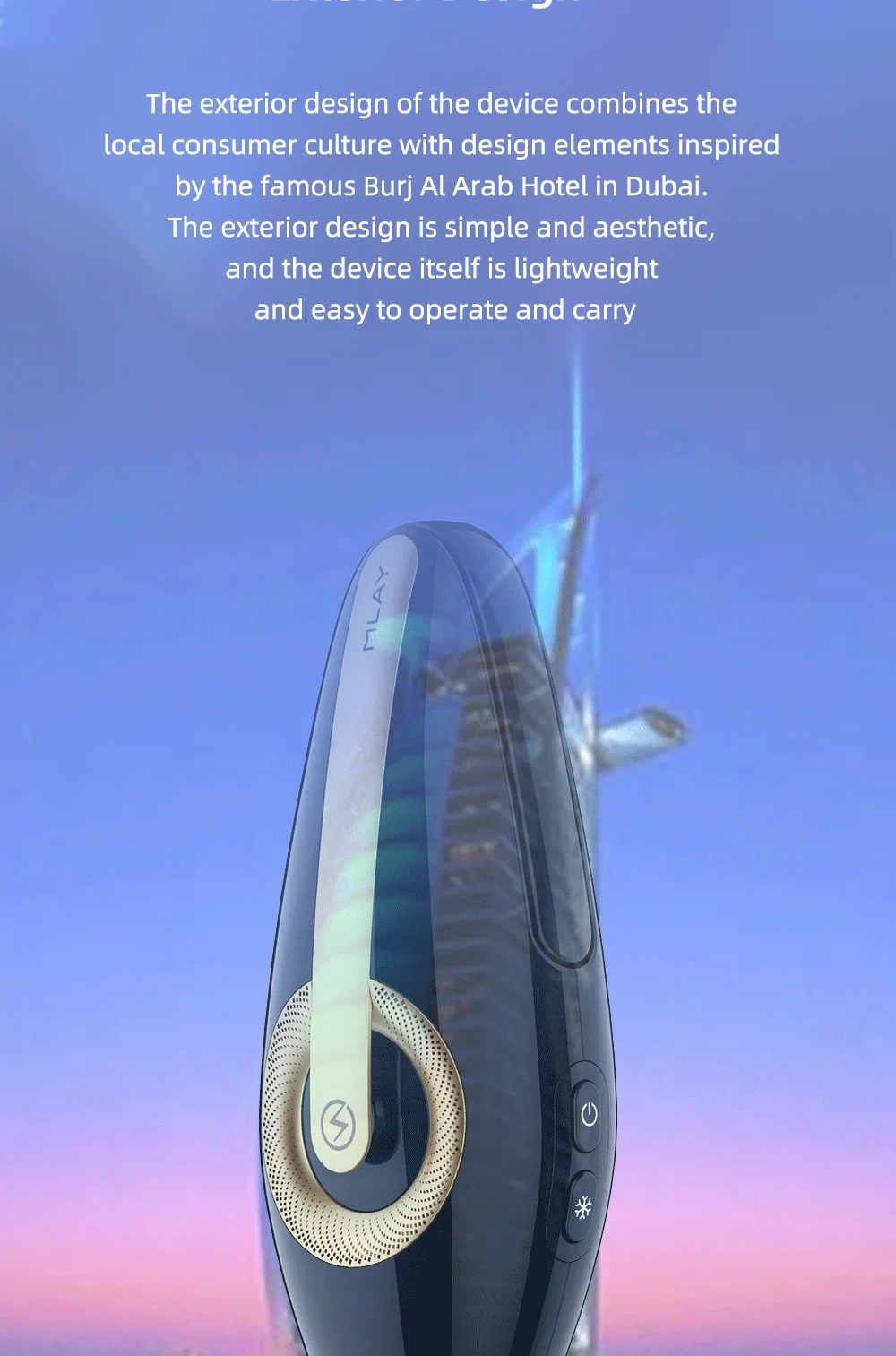 Mlay T17 Лазерный эпилятор для удаления волос IPL Портативный ICE Cold 500000   Мигает лицо, бикини, распознавание кожи для женщин и мужчин