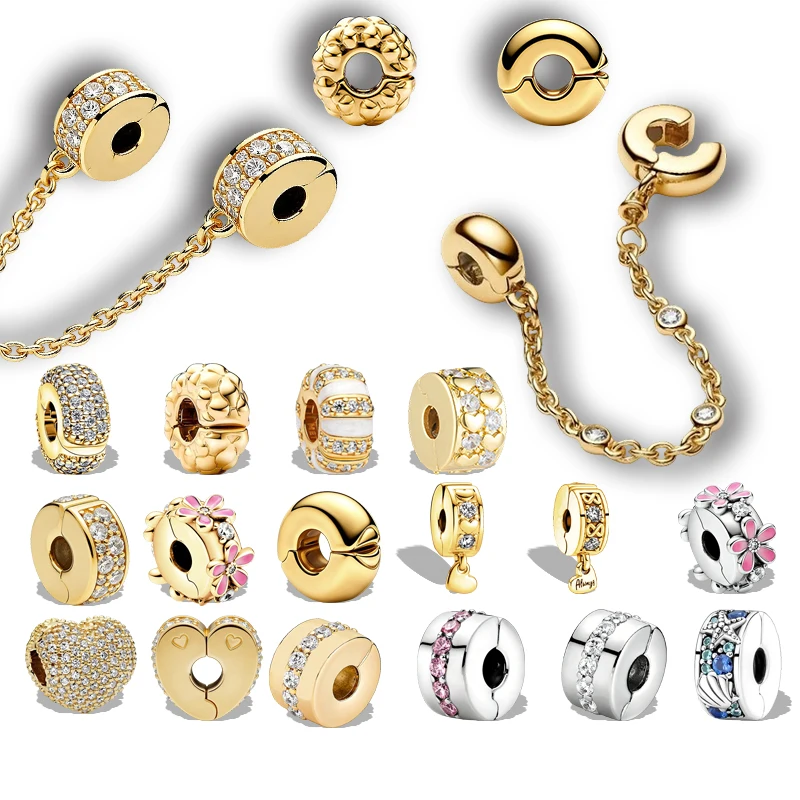 

Оригинальные бусины-шармы, розовые сверкающие бусины-клипсы с турецкими звездами и ракушками, подходят для браслетов-подвесок, женские ювелирные украшения, подарок