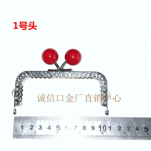 10.5 silver color knurling purse frame colorful candy kiss buckle metal clasp for bag making accessories 10pcs/lot