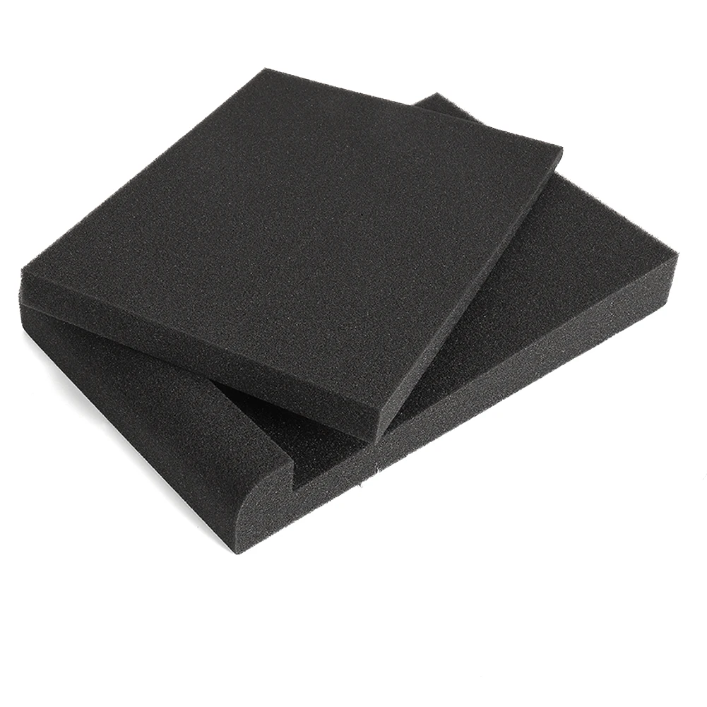 4Pcs Studio Monitor Speaker Isolation Pads High Density Acoustic Foam Pads For 5/6 Inch Speakers High Density Sponge Pad