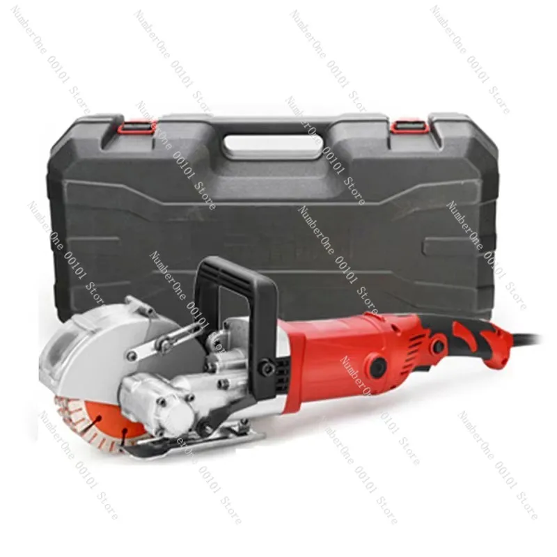 Electric Grooving Machine Automatic Wall Concealed Wire Groove Cutting  Slotting  Dustless Trenching