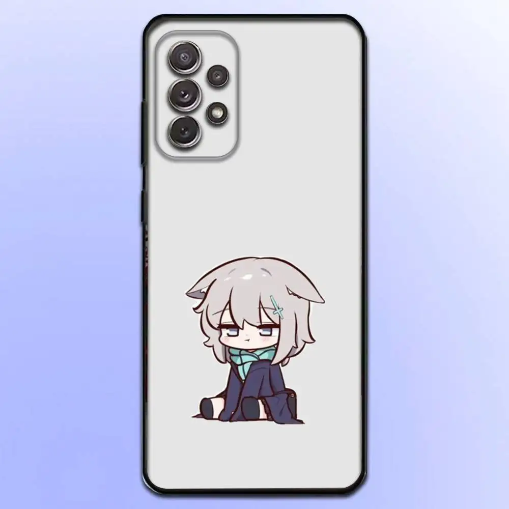 Blue Shiroko A-Archive  Phone Case  For Samsung S25,S24,S21,S22,S23,S30,Ultra,S20,Plus,Fe,Lite,Note,10,9,5G Black Cover