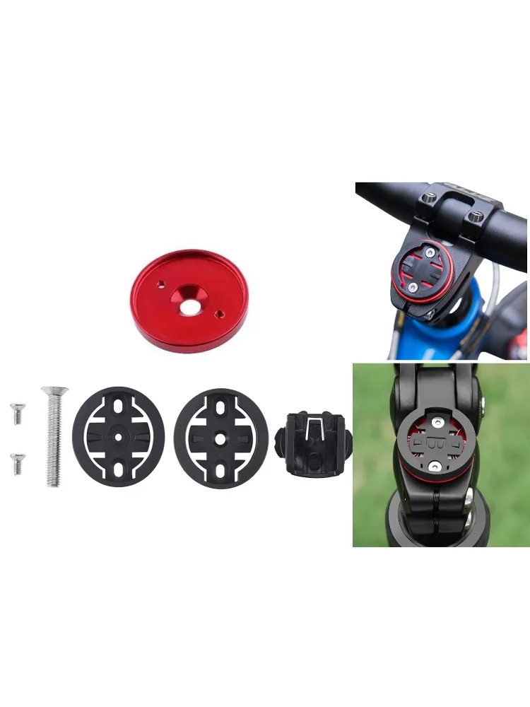 AliExpress 1/2Set MTB Road Bike Computer Holder stem top cap bicycle stopwatch GPS ultralight Mount For GARMIN Bryton CATEYE