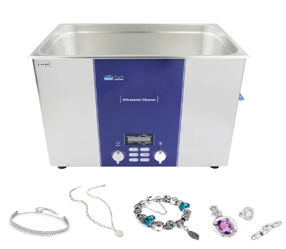 28L Ultrasonic Vibration Cleaner With Timer Heating And Cleaning Machine, Used For Electronic Laboratories