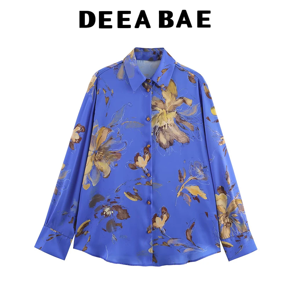 DEEABAE Herbst retro licht reifer stil langärmeliges hemd frauen Französisch temperament high-end-gefühl nische chic mode hemd