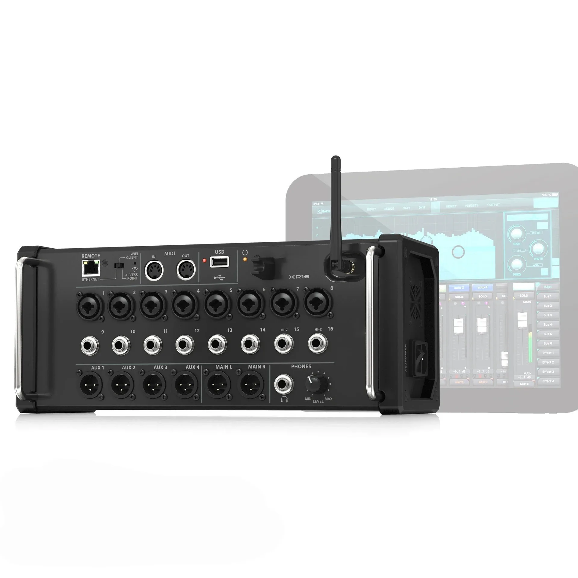 XR18 Tablet-controled Digital Audio Mixer, Professional DJ Mixer Console With DSP For Audio System Line Array Speaker image 3