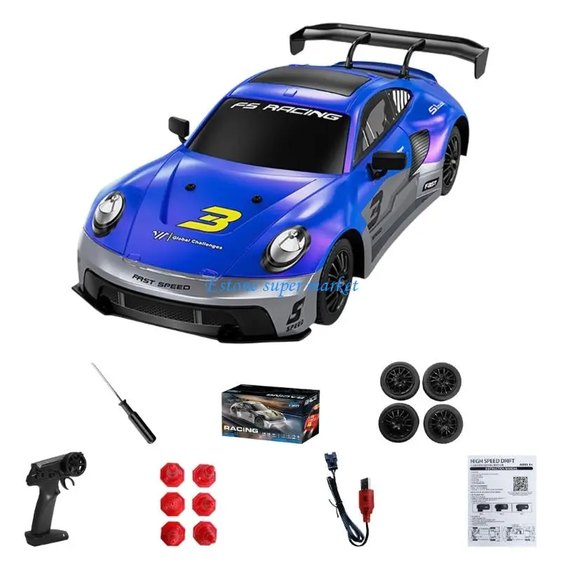 

090B 1:16 Дрифт-автомобиль для взрослых и детей, 2,4G, дистанционное управление, дрифт-автомобиль, дорожная модель 4WD, игрушка,