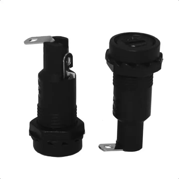 

【3-1PCS】R3-11 5*20MM Fuse Holder 10A250V Panel Mounting High Temperature Resistance Bakelite Fuse Base With 5*20MM Tube Fuse