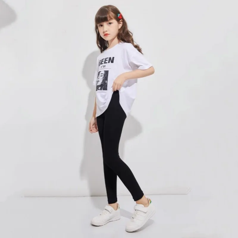 Children Girl Leggings Soft Elastic Modal Kids Leggings Candy Color Girls Skinny Pants Kids Trousers Clothes for 3-15 Years