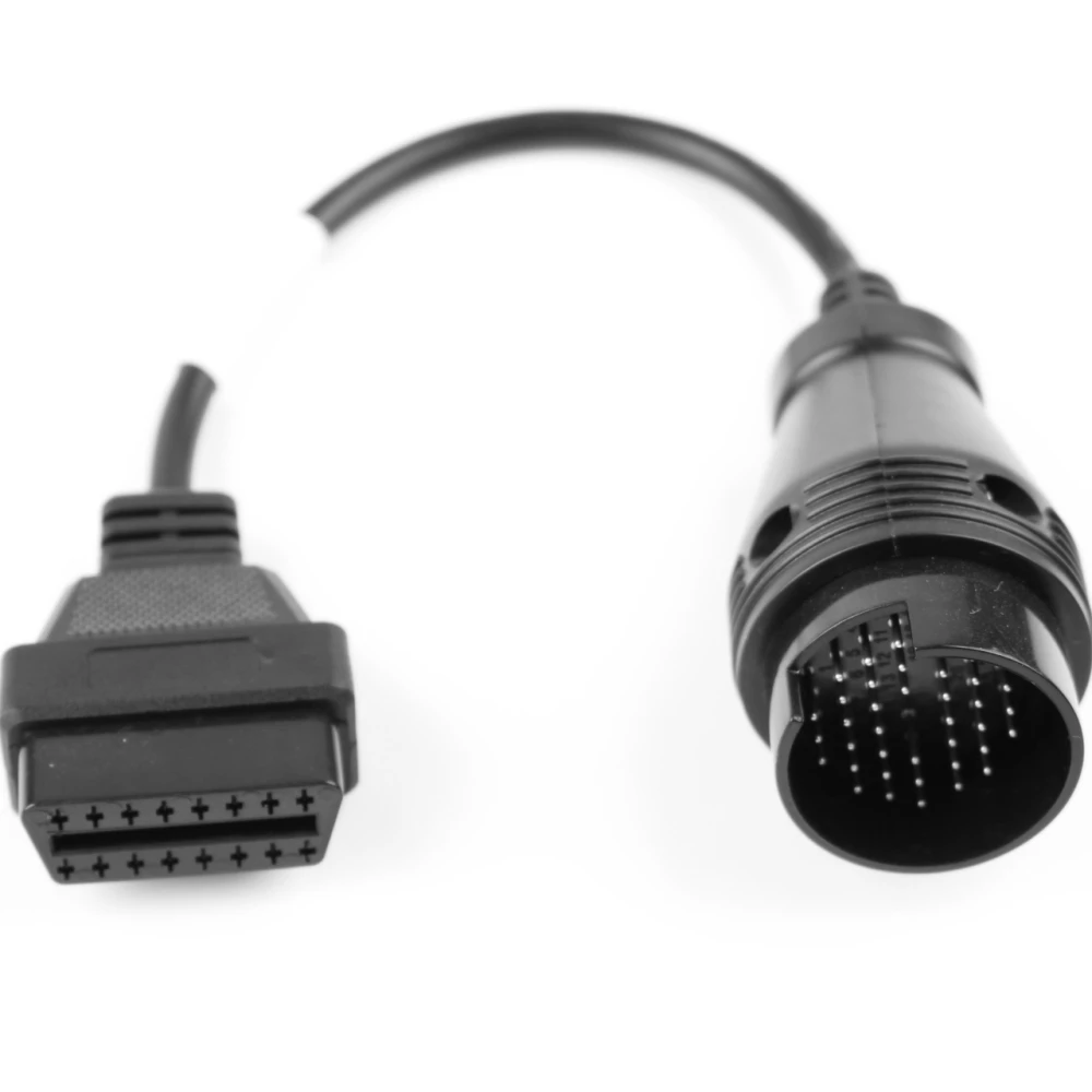 For IVECO 38Pin Connector Cable OBD2 Adapter Heavy Duty Truck Diagnostic Extension Cable
