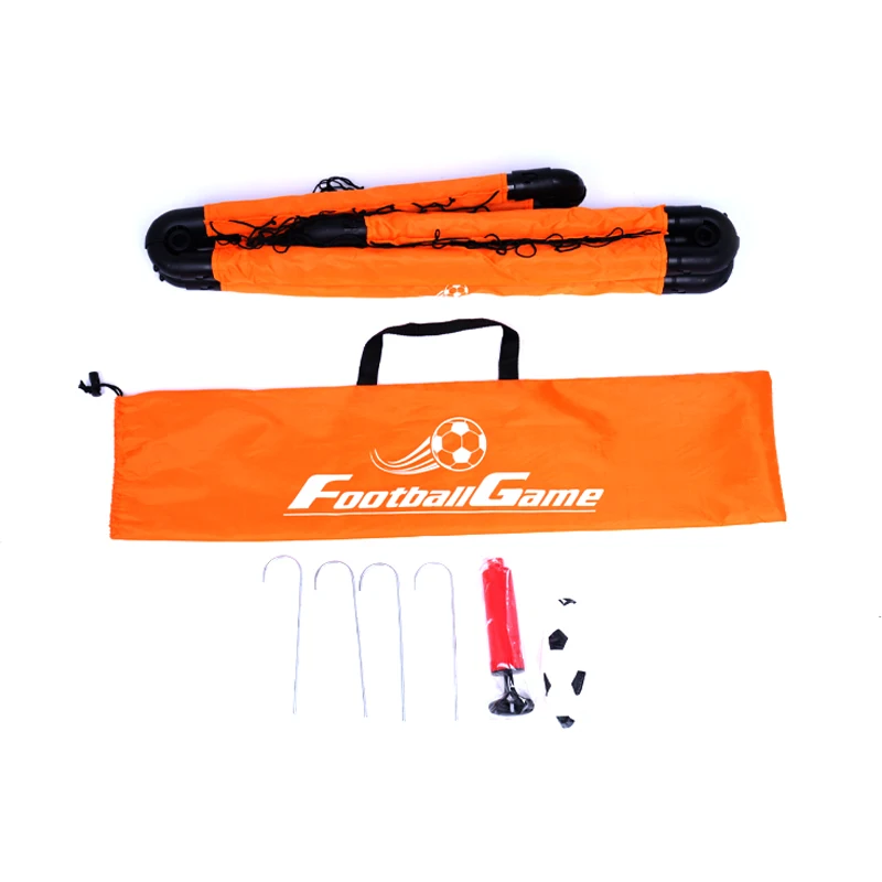 Gawang sepak bola PVC khusus anak-anak, mainan luar ruangan yang aman, dirancang untuk peralatan lapangan yang sedang berkembang