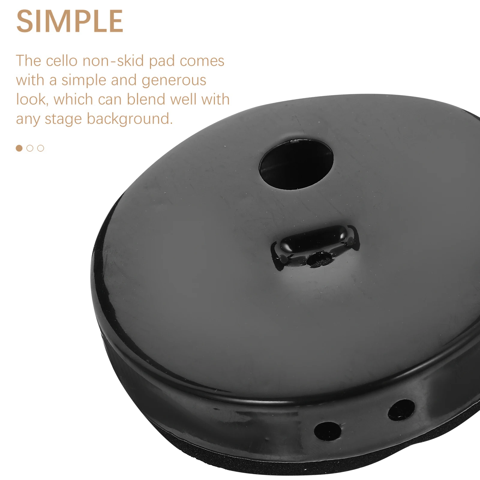 

Cello Non slip Pad Iron Sponge Stopper Holder Slide proof Compact Durable Musical Instrument Parts Accessories Floor Protector