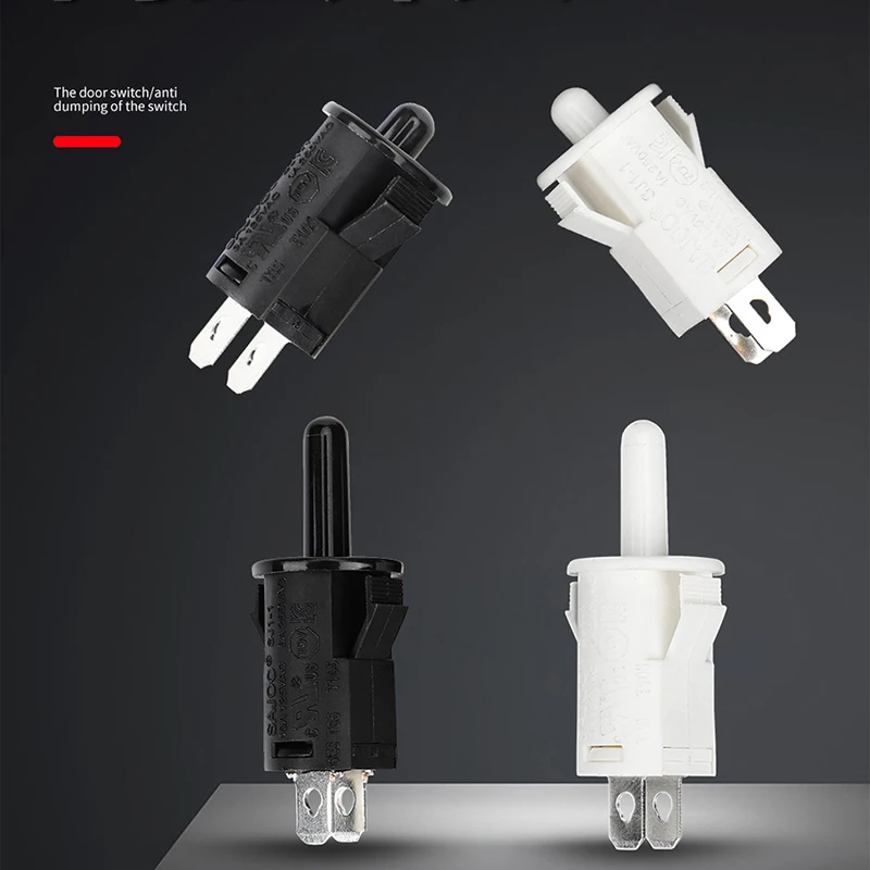 5/15mm Self Reset Door Control Switch Normally Closed Refrigerator Disinfection Cabinet Light Wardrobe 125/250V