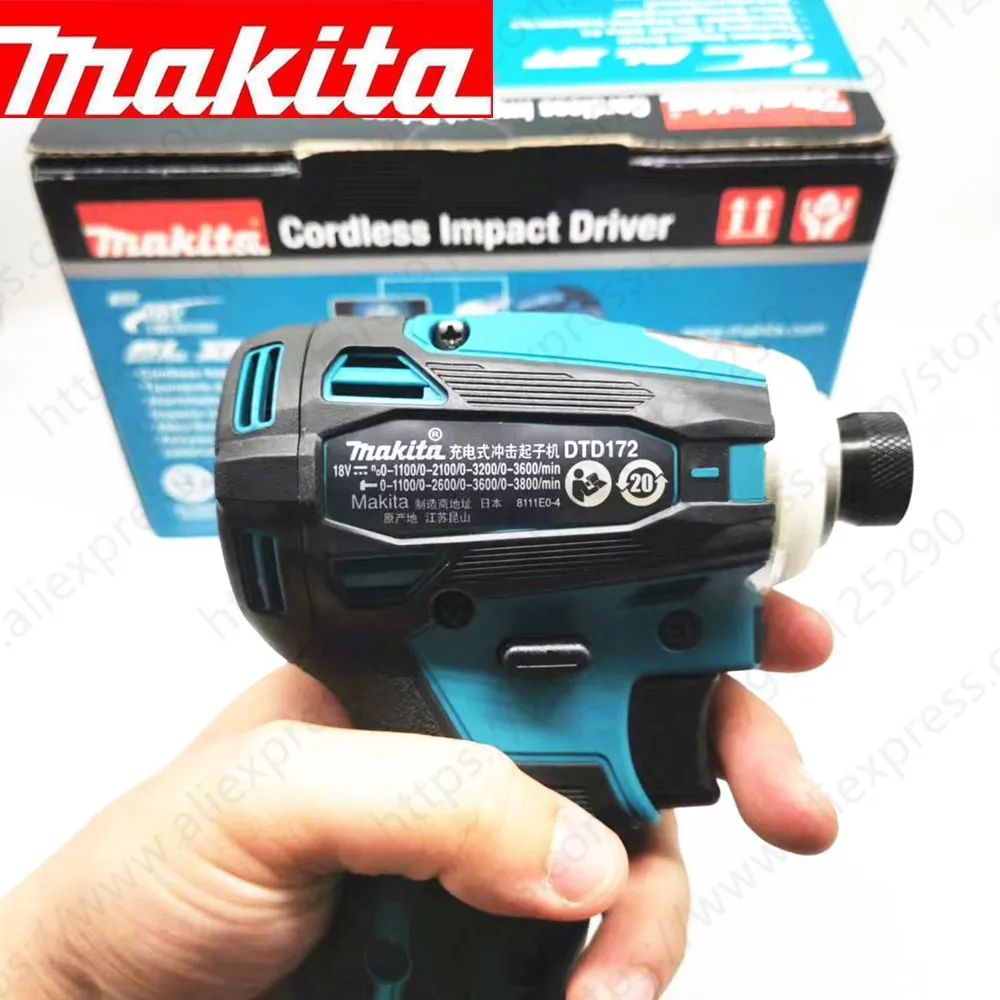 ماكيتا DTD172 اللاسلكي تأثير سائق 18 فولت LXT BL فرش السيارات الكهربائية الحفر الخشب/الترباس/T-وضع 180 N · m قابلة للشحن أدوات كهربائية