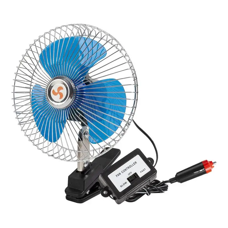 

Vehicle Cooling Fan Powerful Single Car Fan Electric Quiet Air Conditioner Cigarettes Light Plug Cooling Powerful Single Low