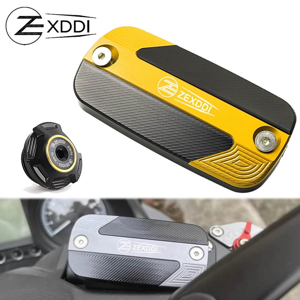 

ZEXDDI Fit For Honda Hornet 600 900 CB600F Goldwing GL1800 Motorcycle Brake Reservoir Clutch Fluid Cover Engine Oil Filler Cap