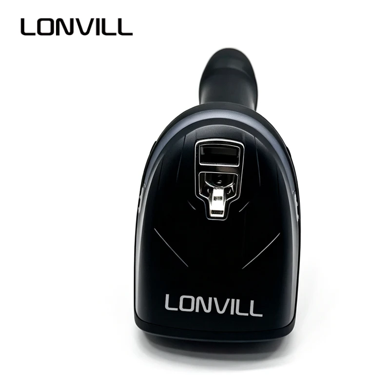 LONVILL Wall-mounted Code Scanner 3 Color Illumination Industrial Barcode Scanner for DPM Metal Surface PCB Data Matrix Decoding