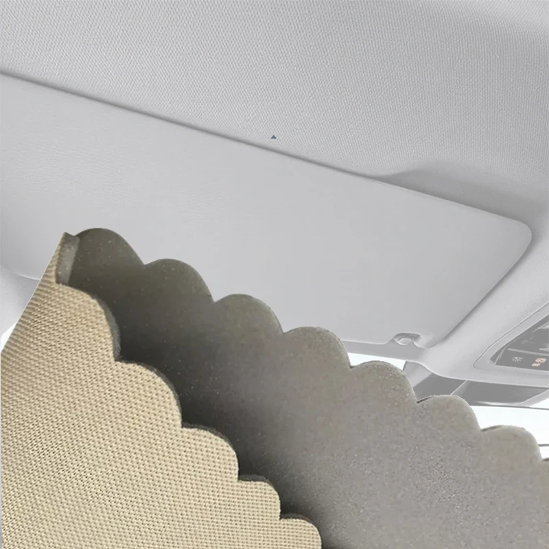 

Car Roof Lining Headliner Cloth Foam Backed Upholstery Fabric DIY Accessory for Interior Modification and Fall Off Fix