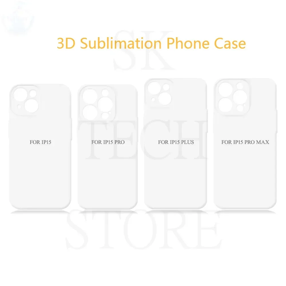 

50pcs/lot Blank White 3D Film Sublimation Coating Tough Cases For Iphone 15 14 13 12 11 Pro Max Mini XS XR XSMAX 5 6 7 8 Plus SE