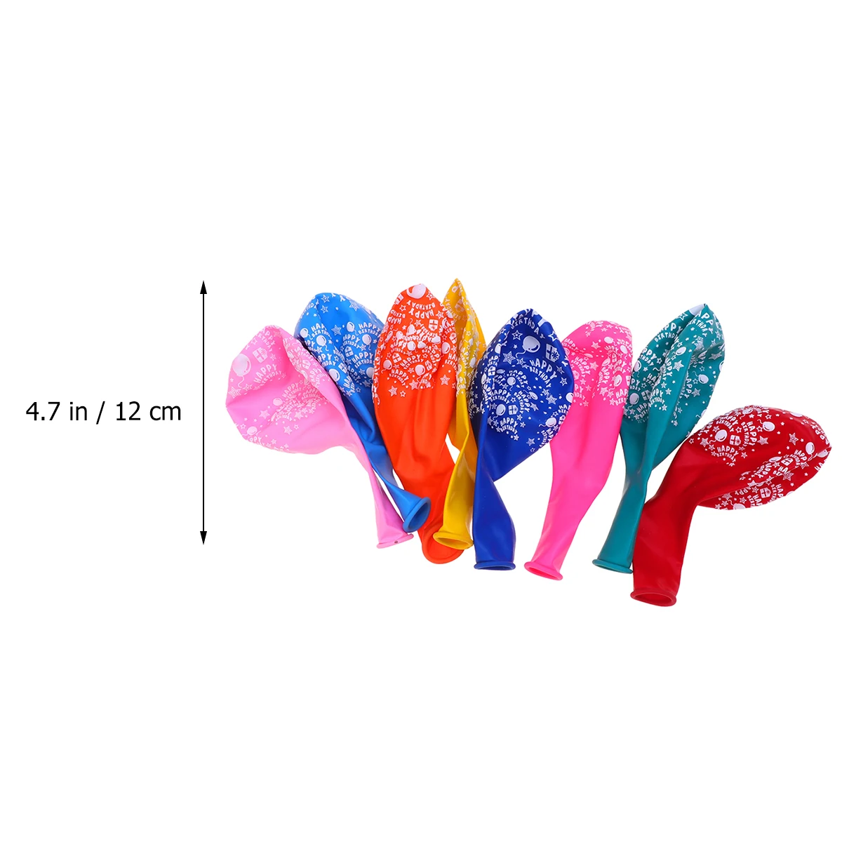 

50 Pcs Birthday Balloons Whole Flower Printed Latex Reusable Decorations for Party Wedding Bridal Shower Christmas