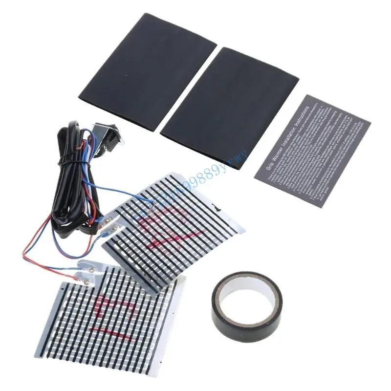 

6XDB универсальные USB-накладки на руль с электрическим подогревом, чехлы, ручки с контролем температуры для мотоцикла, горного