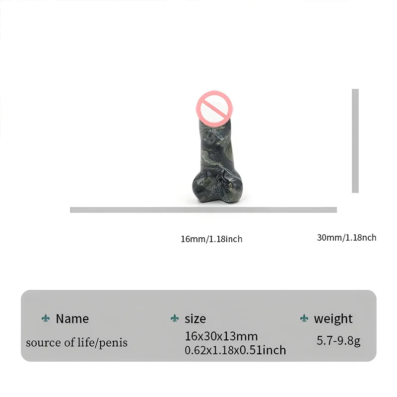 20 pcs/bag Hot Sales Mini Amethyst Dildo Hand Carved From Natural Rose Quartz Polished Technique for Jewelry Gift or Massage view 4