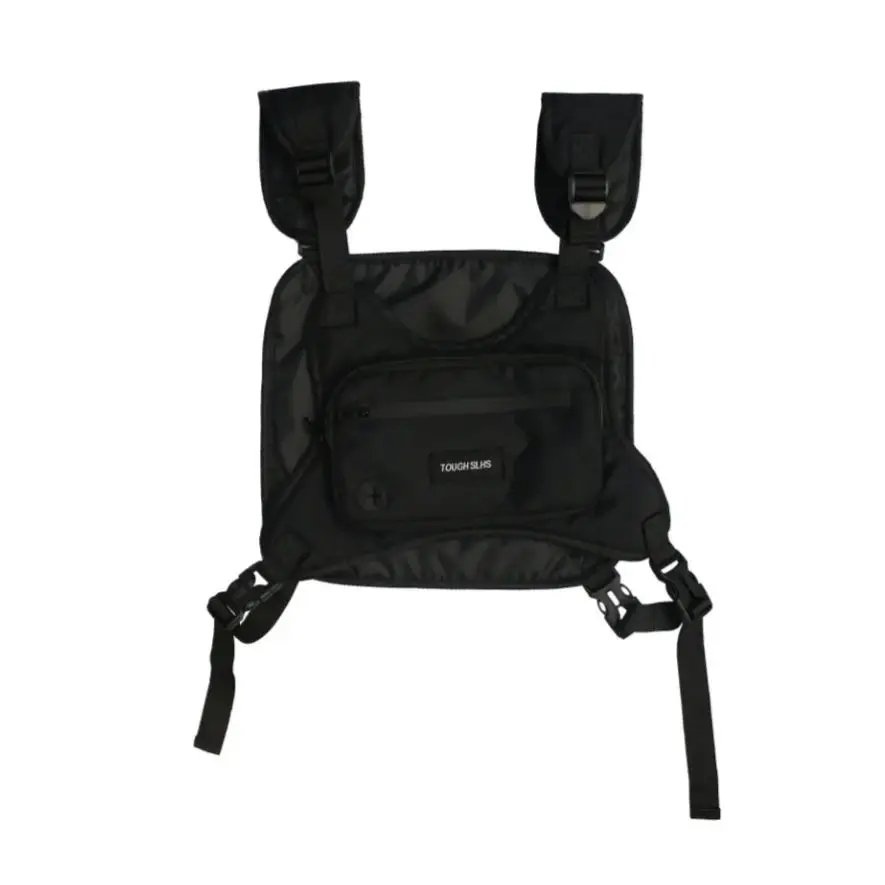 

Красивая модная нагрудная сумка-жилет - уличная модная тактическая упаковка, многофункциональная для спорта и активного отдыха