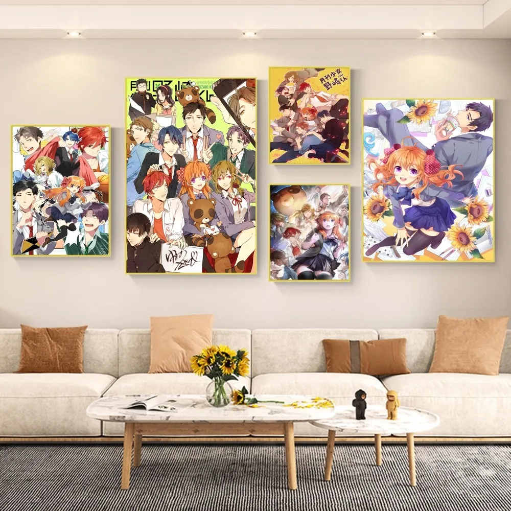 Ежемесячный плакат Nozaki-kun для девочек, плакат высокого качества, настенная живопись, настенное украшение для Кабинета