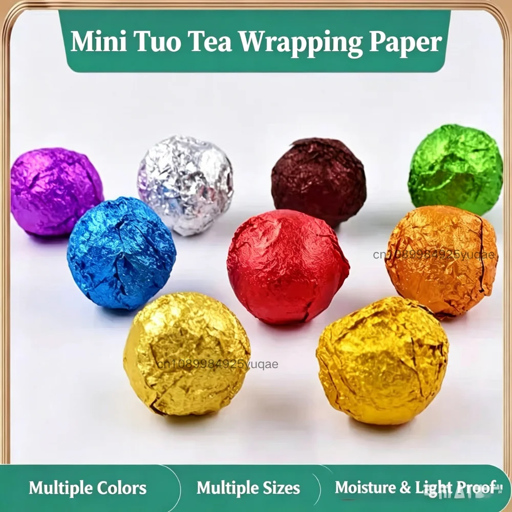 Yunnan Puer tea paste aluminum foil instant white/black tea paste colored tinfoil food grade wrapping paper