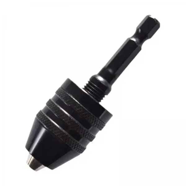2xDrill Chuck, DIY Tool, 3 Jaw High Performance Sturdy Easy to Use for Electric Screwdriver Drill Adapter