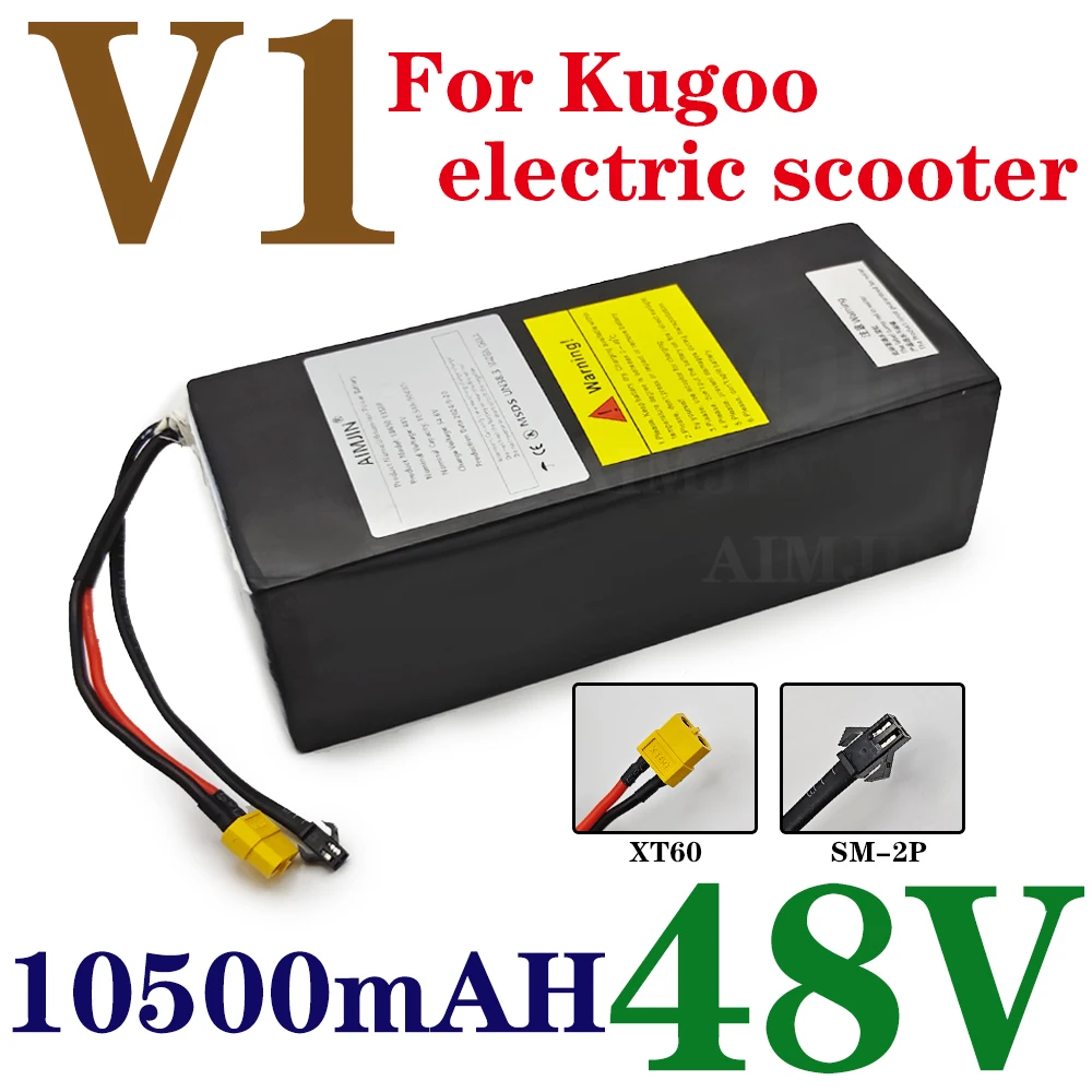 

48V 10500mAh 18650 Li-Ion 13S3P Battery Pack，for Kugoo V1 Bicycle Replace Battery high-power 1000W
