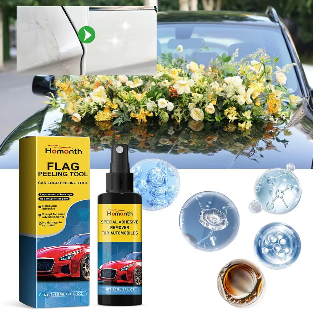 Self-Adhesive Remover No Irritating Smell,for Removing Stickers Car Tapes Vehicle Tools Agent Outside And Cleaning Y2K0