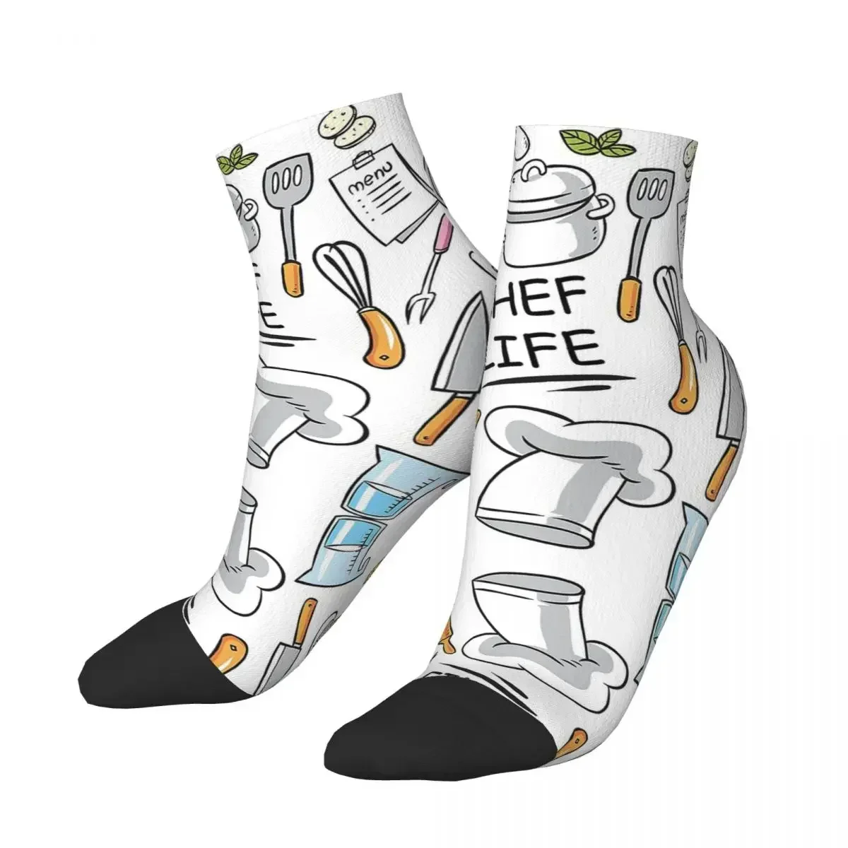 Chef Life Socks Harajuku High Quality Stockings All Season Socks Accessories for Man's Woman's Birthday Present