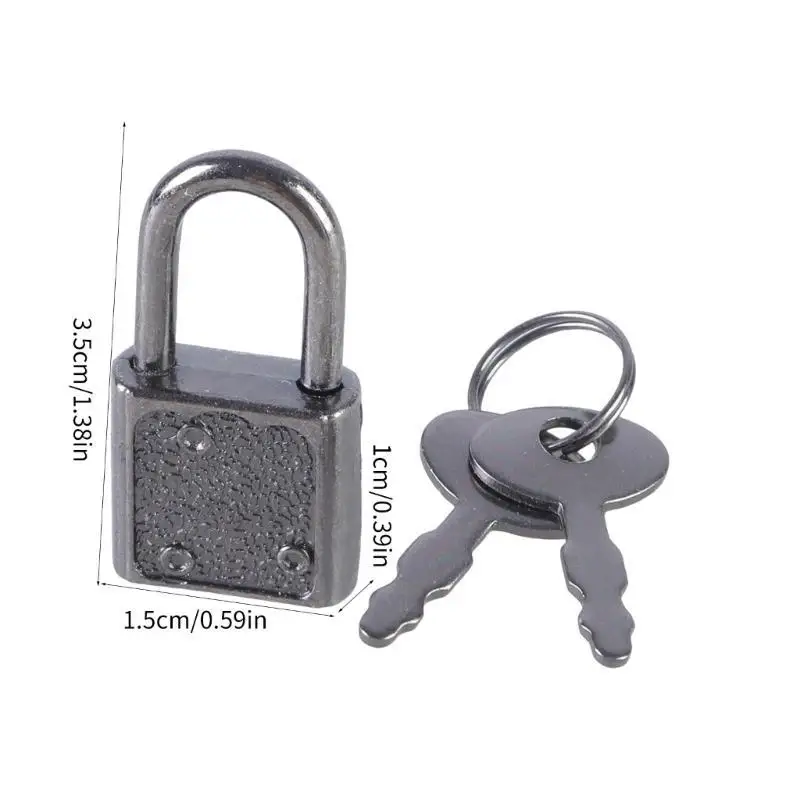 652F 5pcs Lock Lock Lock Zincs Locker aleación con llave fácil usar
