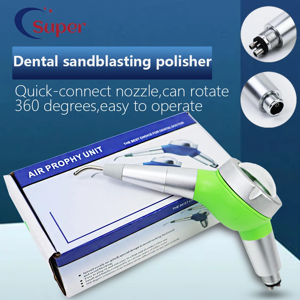 

2Hole 4Hole Dental Air Polisher Air water Spray oral hygiene Teeth Cleaning Sandblasting prophy jet equipment dentist Tools