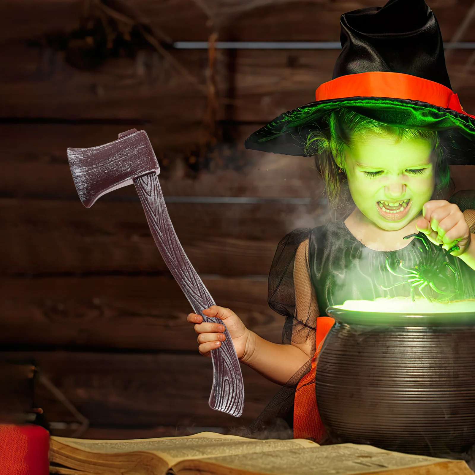 

Plastic Axe Halloween Prop For Costume Party Decoration Role Play Pirate Dwarf Cosplay Lumberjack Performance Accessories