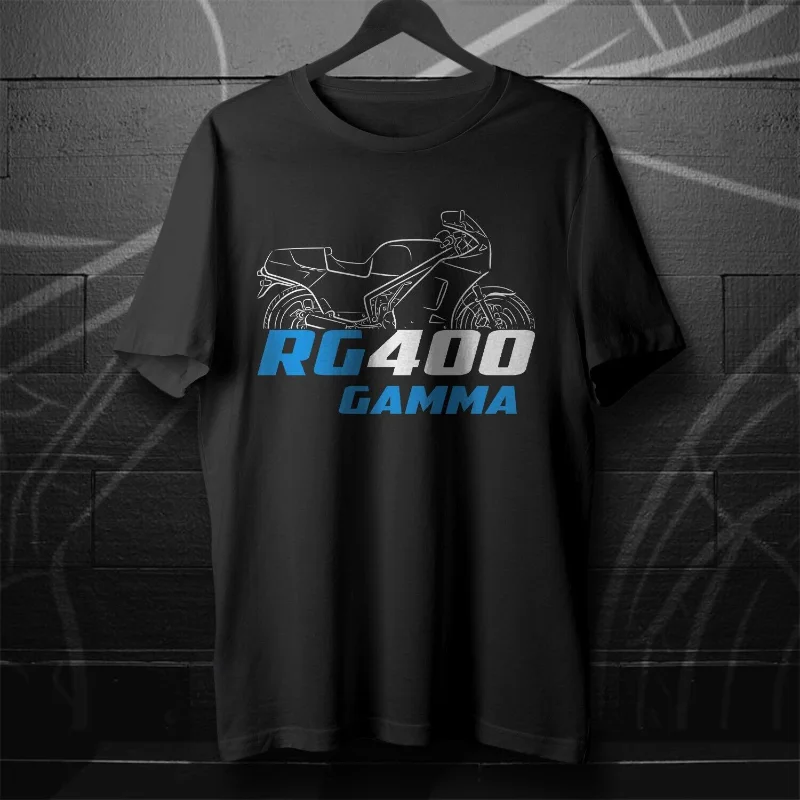 

2025 Man T Shirt Casual Suzukis RG400 Gamma T-shirt Motorcycle Graphic Summer Short Sleeves 100% Cotton S-3XL Cool