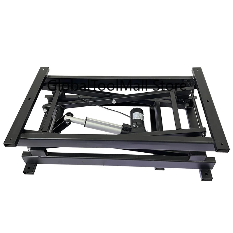 Load Elevation Adjustable Platform Remote Control Motor Table Lifting Hardware Folding Iron Frame Electric Lift  Table