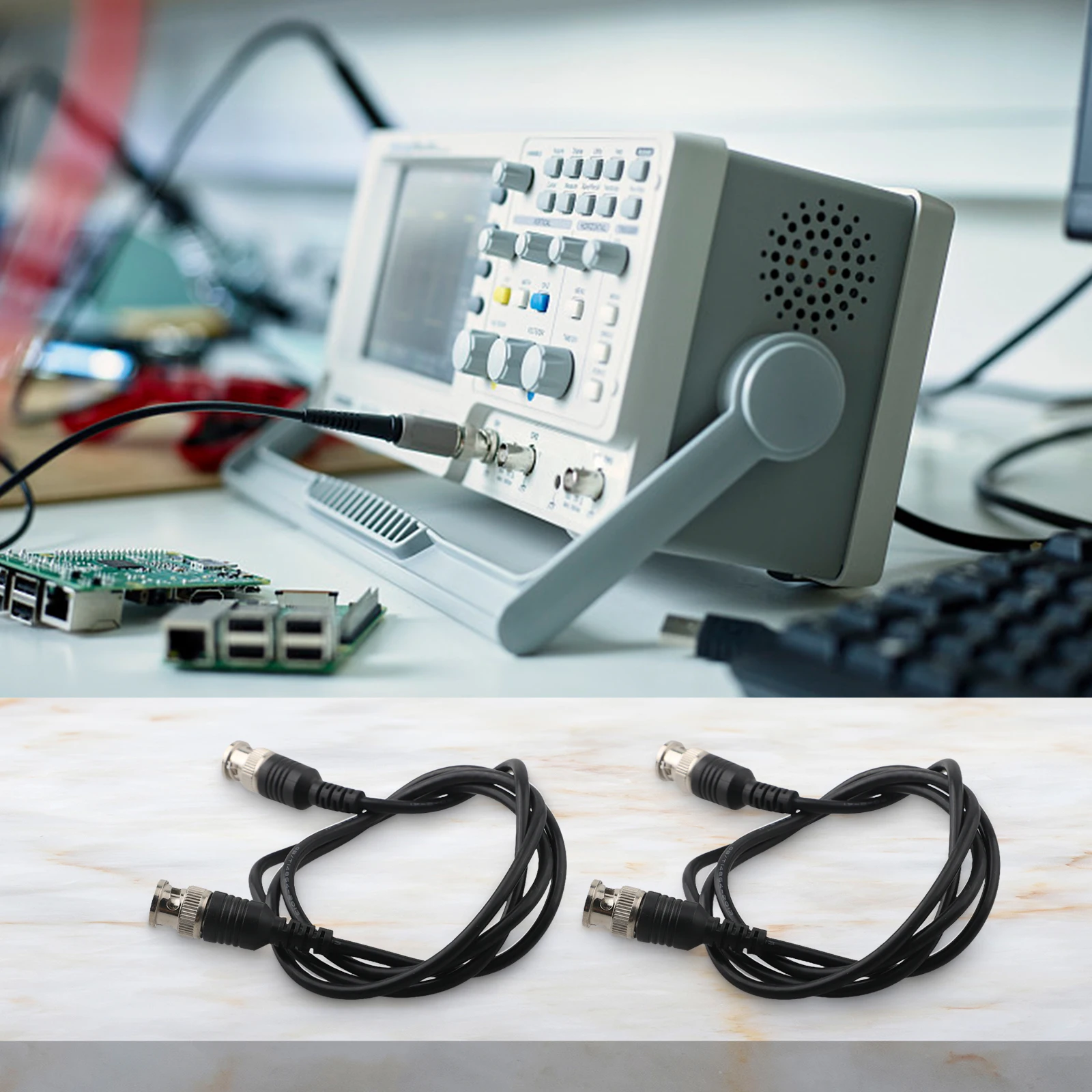 for coaxial Cable BNC Test Leads Connecting Devices Line Length 100cm for Professional Grade for coaxial Cable 1 Meter Length