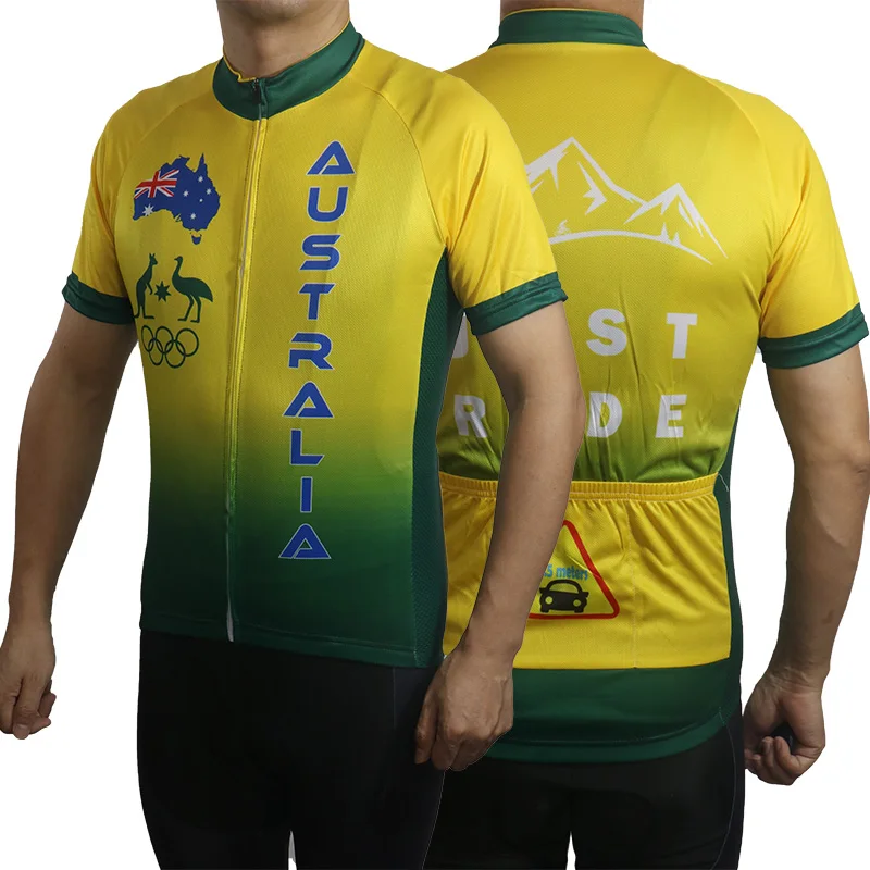 Short Sleeve Cycling Jersey, Breathable Jersey, Outdoor Clothes, Motocross Top, MTB Wear, Cycling Jersey, Summer, Australia