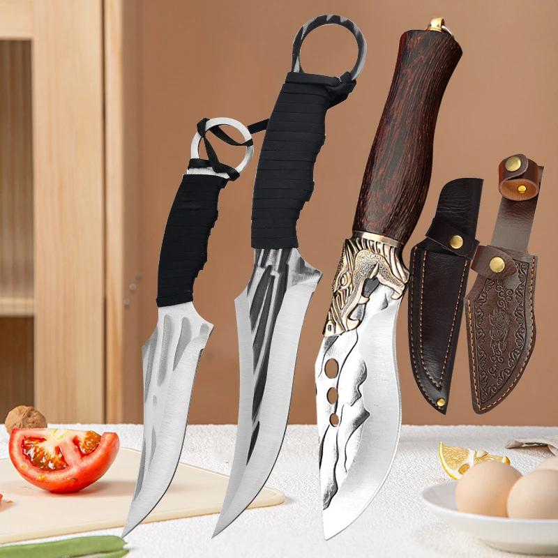 

High Hardness Small Cutting Knife for Fruit & Vegetable Kitchen Fish Meat Slicing Paring Knives Cleaver Butcher Knife