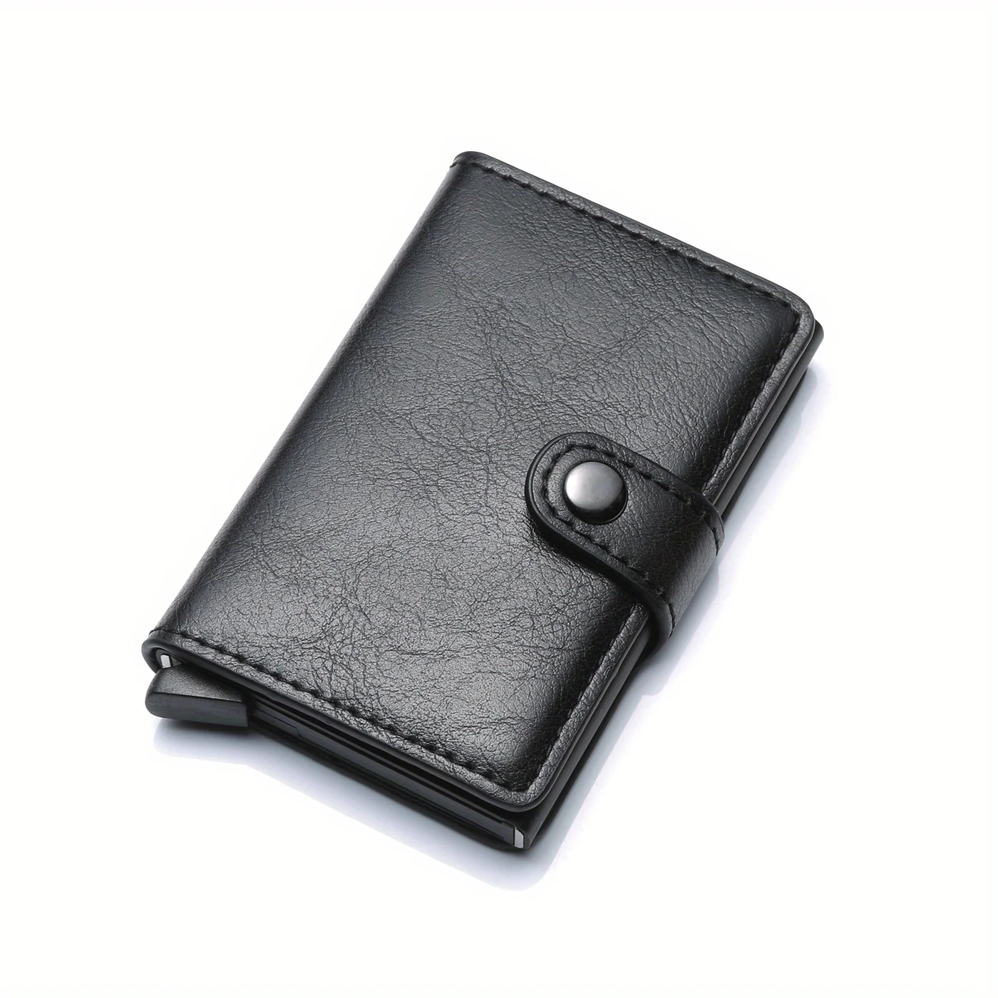 Rfid Men Card Wallets Free Name Engraving Carbon Fiber Card Holder Slim Mini Wallet Small Money Bag Male Purses